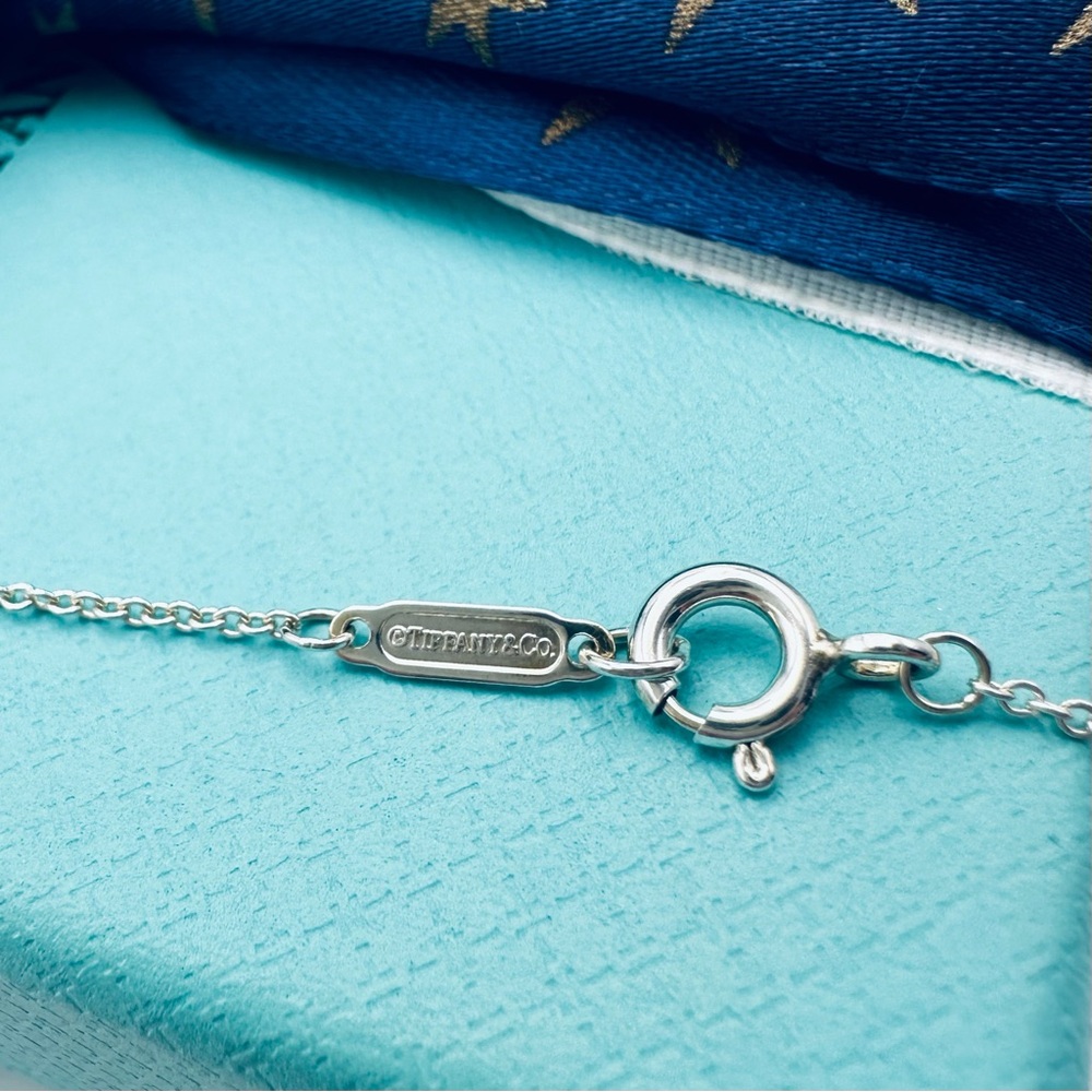 Tiffany & Co. Super Star Charm Necklace 16” in Silver with Pouch & Box - Picture 7 of 10